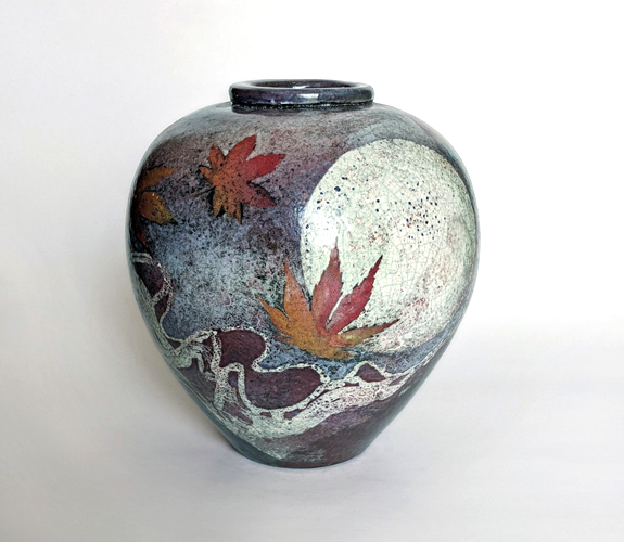 "Sea/Moon/Leaves Vase" - Dave & Boni Deal